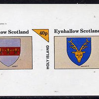 Eynhallow 1982 Heraldry (Disney & MacKenzie) imperf,set of 2 values (40p & 60p) unmounted mint