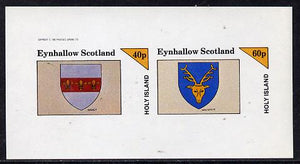 Eynhallow 1982 Heraldry (Disney & MacKenzie) imperf,set of 2 values (40p & 60p) unmounted mint