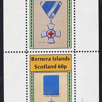 Bernera 1982 Medals (Red Cross & George Cross) perf,set of 2 values (40p & 60p) unmounted mint