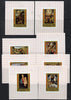 Niger Republic 1983 Birth Anniversary of Raphael set of 8 imperf m/sheets unmounted mint