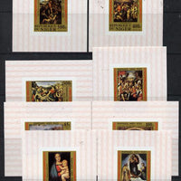 Niger Republic 1983 Birth Anniversary of Raphael set of 8 imperf m/sheets unmounted mint