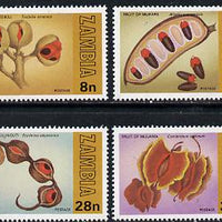 Zambia 1981 World Forestry Day (Seedpods) set of 4, SG 329-32 unmounted mint*