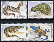 Zambia 1984 Reptiles set of 4 unmounted mint, SG 412-15