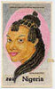 Nigeria 1987 Women's Hairstyles - original hand-painted artwork for 20k value (Nwobo Hair style) by Francis Nwaije Isibor on card 5" x 8.5" endorsed B3