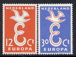Netherlands 1958 Europa set of 2 unmounted mint, SG 868-69*