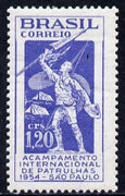 Brazil 1954 International Scout Encampment unmounted mint, SG 905