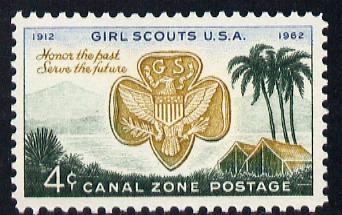 Canal Zone 1962 50th Anniversary of US Girl Scout Movement unmounted mint SG 222*