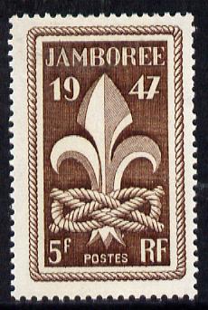 France 1947 Boy Scout Jamboree unmounted mint, SG 1017*