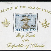 Liberia 1961 Liberian Scout Movement m/sheet unmounted mint SG MS 855