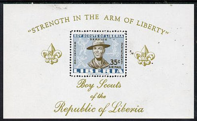 Liberia 1961 Liberian Scout Movement m/sheet unmounted mint SG MS 855