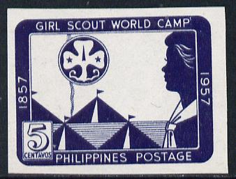 Philippines 1957 Girl Guides World Camp, unmounted mint imperf SG 798b*