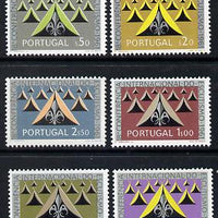 Portugal 1962 18th International Scout Conference set of 6 unmounted mint SG 1203-0