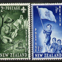 New Zealand 1953 Health - Guides & Scouts set of 2 unmounted mint, SG 719-20*