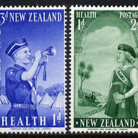 New Zealand 1958 Health - Girls' & Boys' Brigades set of 2 SG 764-65 unmounted mint*