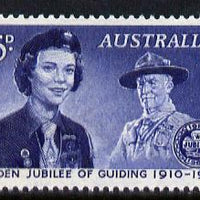 Australia 1960 Golden Jubilee of Girl Guide Movement unmounted mint, SG 334*