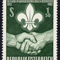 Austria 1962 50th Anniversary of Austrian Scout Movement unmounted mint, SG 1388