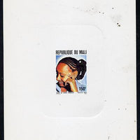 Mali 1982 Hairstyles deluxe die proof of 150f (with shell in pony-tail) on sunken card, as SG 926