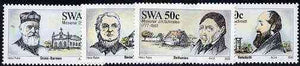 South West Africa 1989 Missionaries set of 4 unmounted mint, SG 503-06