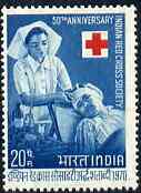 India 1970 50th Anniversary of Indian Red Cross unmounted mint, SG 625*