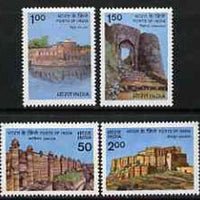 India 1984 Forts set of 4 unmounted mint, SG 1131-34*