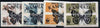 Kamchatka Republic - WWF Butterflies opt set of 5 values, each design opt'd on,block of 4 Russian defs (total 20 stamps) unmounted mint