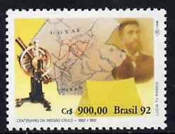 Brazil 1992 Luiz Cruls's Exploration unmounted mint, SG 2561*