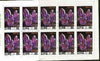 Booklet - North Korea 1995 Minerals 2.0 wons booklet containing pane of 10 x 20 jons (Amethyst in Cave)