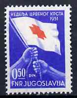 Yugoslavia 1951 Obligatory Tax - Red Cross unmounted mint SG 701, Mi 9*