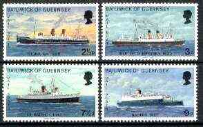 Guernsey 1973 Mail Packet Boats #2 set of 4 unmounted mint, SG 80-83*