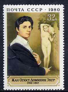 Russia 1980 Birth Bicentenary of Jean Ingres (Painter) unmounted mint, SG 5028, Mi 4987