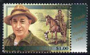 New Zealand 1995 Barry Crump (Author) from Famous New Zealanders set unmounted mint, SG 1938