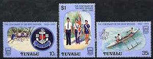 Tuvalu 1983 Centenary of Boy's Brigade perf set of 3, SG 221-23 unmounted mint*