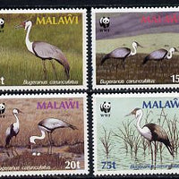 Malawi 1987 WWF Wattled Crane set of 4 unmounted mint, SG 759-62