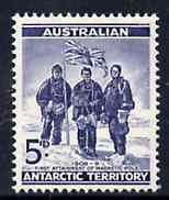 Australian Antarctic Territory 1961 5d blue (Expedition Members) unmounted mint, SG 6