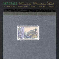 Lesotho 1980 Centenary of Gun War 10s perforated proof mounted on Walsall Security Proof card rare thus, as SG 389