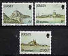 Jersey 1978 Europa (Fortifications) set of 3 unmounted mint, SG 187-89