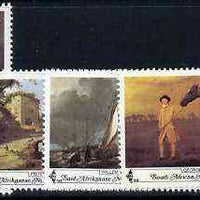 South Africa 1980 Paintings from National Gallery set of 4 unmounted mint, SG 481-84