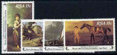 South Africa 1980 Paintings from National Gallery set of 4 unmounted mint, SG 481-84