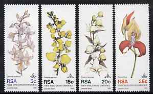 South Africa 1981 Tenth World Orchid Conference set of 4 unmounted mint, SG 498-501