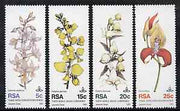 South Africa 1981 Tenth World Orchid Conference set of 4 unmounted mint, SG 498-501