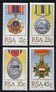 South Africa 1984 Military Medals set of 4 unmounted mint, SG 572-75*