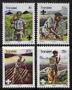 Transkei 1982 75th Anniversary of Scouting set of 4 unmounted mint, SG 104-107