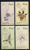 Venda 1981 Orchids set of 4 unmounted mint, SG 46-49