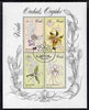 Venda 1981 Orchids m/sheet containing set of 4 very fine used, SG MS 50