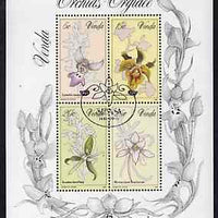 Venda 1981 Orchids m/sheet containing set of 4 very fine used, SG MS 50