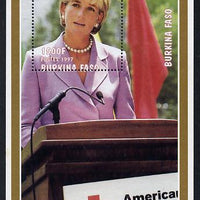 Burkina Faso 1997 Princess Diana #3 perf m/sheet unmounted mint