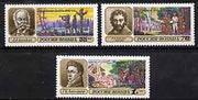 Russia 1992 Expeditions set of 3 unmounted mint, SG 6365-67, Mi 248-50*