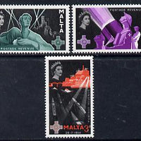 Malta 1958 George Cross Commemoration set of 3 unmounted mint SG 289-91