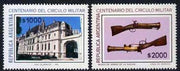 Argentine Republic 1981 Centenary of Military Club set of 2 unmounted mint , SG 1703-04*