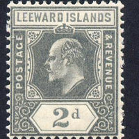 Leeward Islands 1907-11 KE7 MCA 2d grey mounted mint SG 39